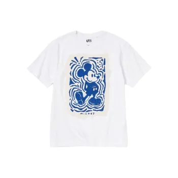 Disney X UNIQLO Disney Co brand T Shirts Unisex White