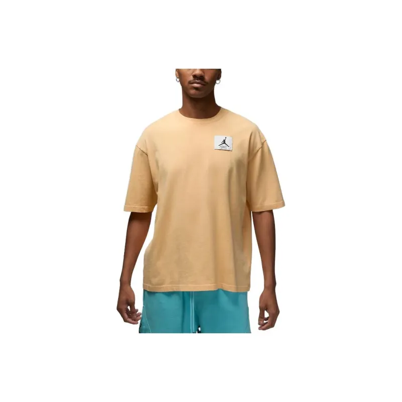 Jordan T Shirts Men Earth Yellow-0