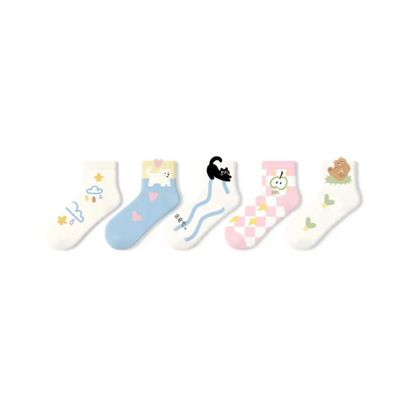 Primeet Ankle Socks Women's 5 Pack-3