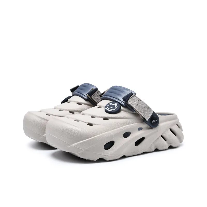 Mulinsen Clogs Women's Card Gray Blue-2