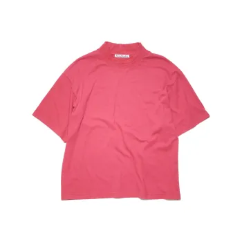 Acne Studios T Shirts Unisex Burgundy