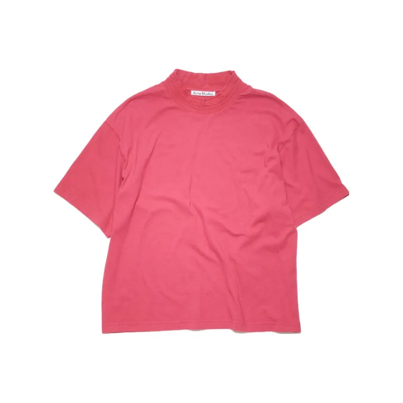 Acne Studios T Shirts Unisex Burgundy-0