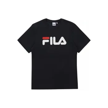 FILA T Shirt Korean Style Unisex Navy Blue
