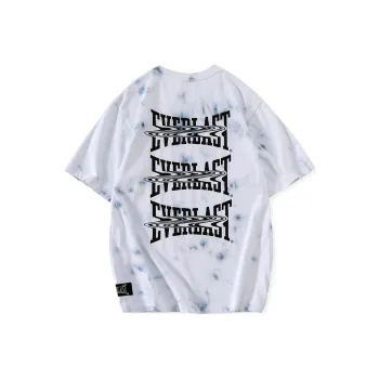 Everlast Straight Elbow-Length Sleeved T-Shirt Unisex Blue Iron