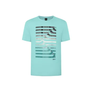 HUGO BOSS T-Shirts Men Mint Green