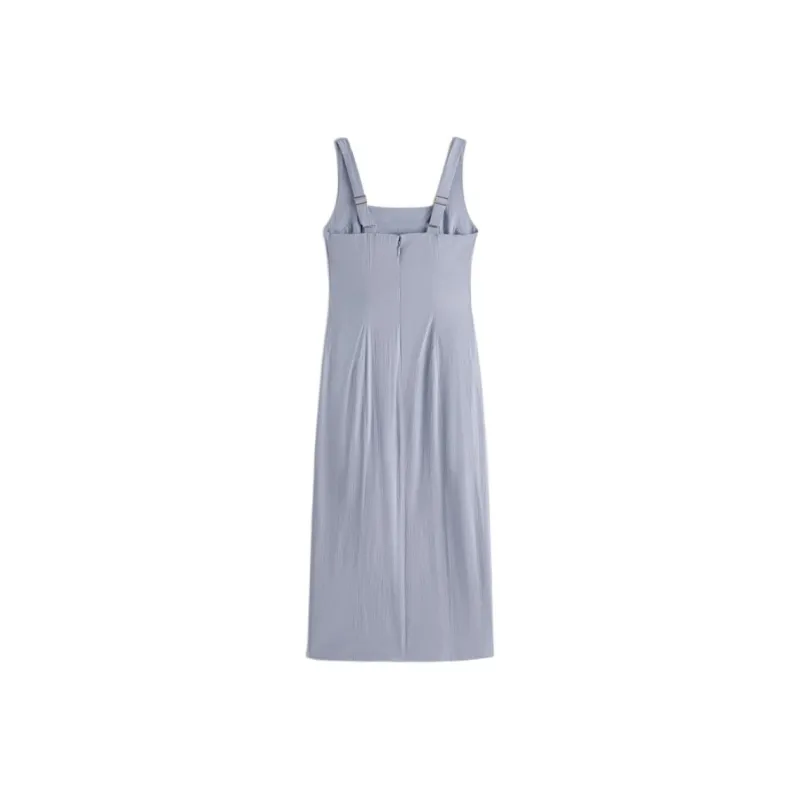 Abercrombie＆Fitch Slip Dress Women's Blue-1