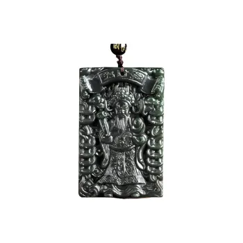 Seven Little Craftsmen Pendants Green Jade Unisex
