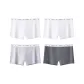 M1746-B Set-Sports Boxer-White+White+Light Gray+Dark Gray (4 Pack)