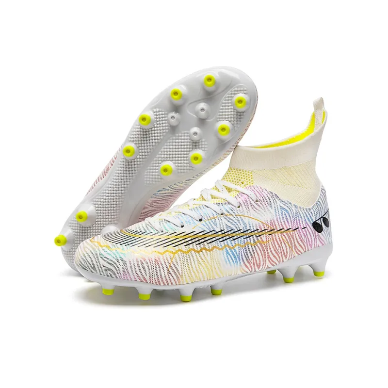 Kuding Cushioning Anti Slip And Wear Resistant Coverage Soccer Shoes Unisex-9