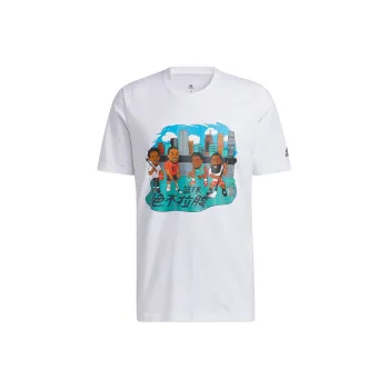 Adidas T Shirts Men White