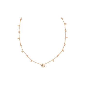 GUCCI 18K Rose Gold Necklaces Women's Gold