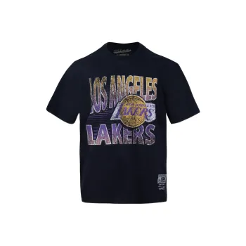 Mitchell & Ness T Shirt Unisex Black American Vintage