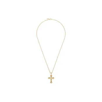 EMANUELE BICOCCHI Fleury Cross Pendant Necklace