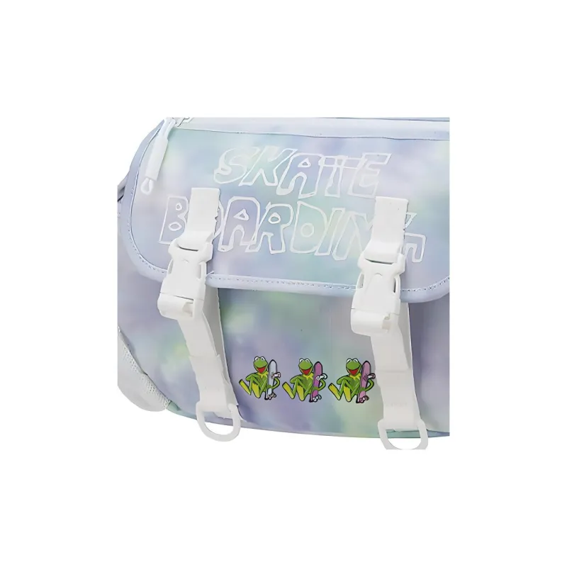 LiNing Disney Co branded Muppet Comet Products Fabric Handbag Regular Unisex Tie Dye Blue-2
