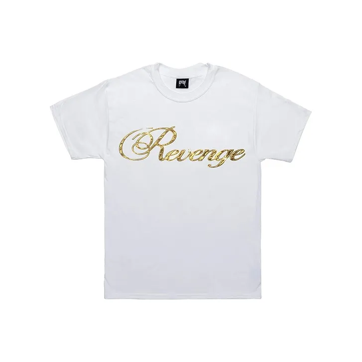Revenge Straight T Shirt Men's White-0