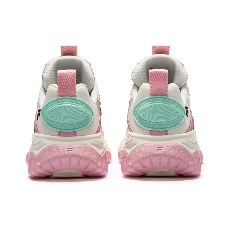 FILA FUSION FREEROAM Hiking Shoes Low Top Casual Shoes Women's Pink Snow White-3
