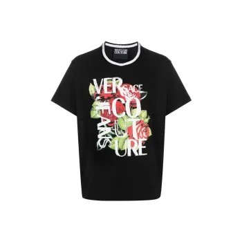 VERSACE JEANS COUTURE T Shirts Men Black