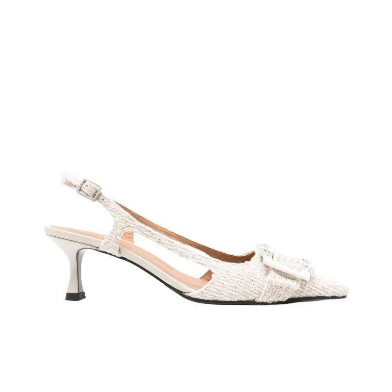 Roberto Festa Atena Slim Heel High Heels 5cm Women's Beige-1