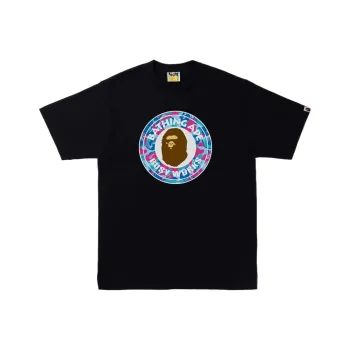 A BATHING APE Marble Camo Busy Works Tee