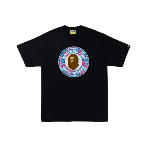 A BATHING APE Marble Camo Busy Works Tee