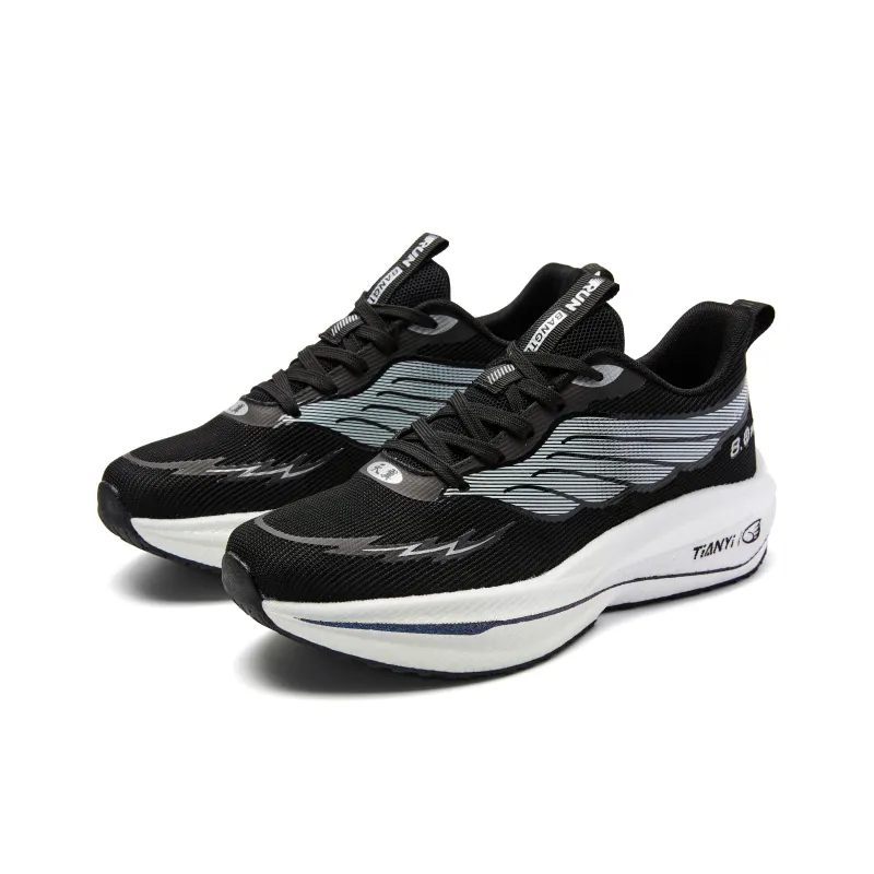 BTE Cushioning, Slip Resistant, Abrasion Resistant, Breathable, Rebound Low Top Running Shoes Unisex-7