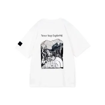 THE NORTH FACE UE Collection Exploration Collection SS23 Set in Sleeve T Shirt Men's White