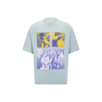 CALVIN KLEIN T Shirt Unisex Blue