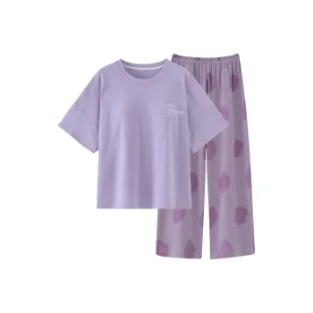 XIAFENYAN Pajama Set Women's Purple