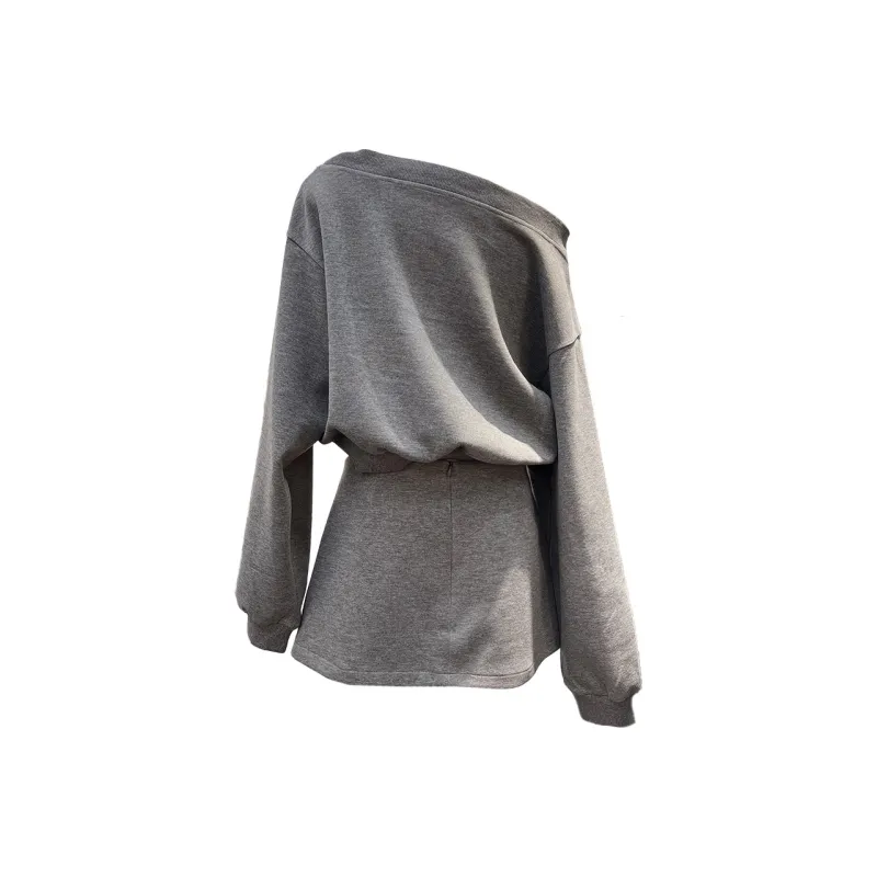 TENNE GIRL Skirt Set Women's Gray-0