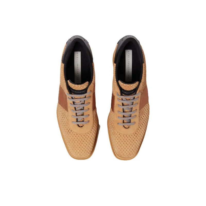 Stella McCartney Sneak Elyse Low Top Casual Shoes Women's Camel-4