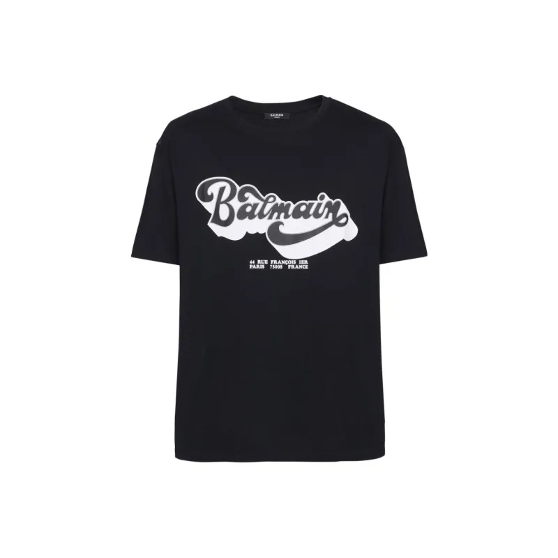 BALMAIN Bulky Fit 70s T Shirt-0