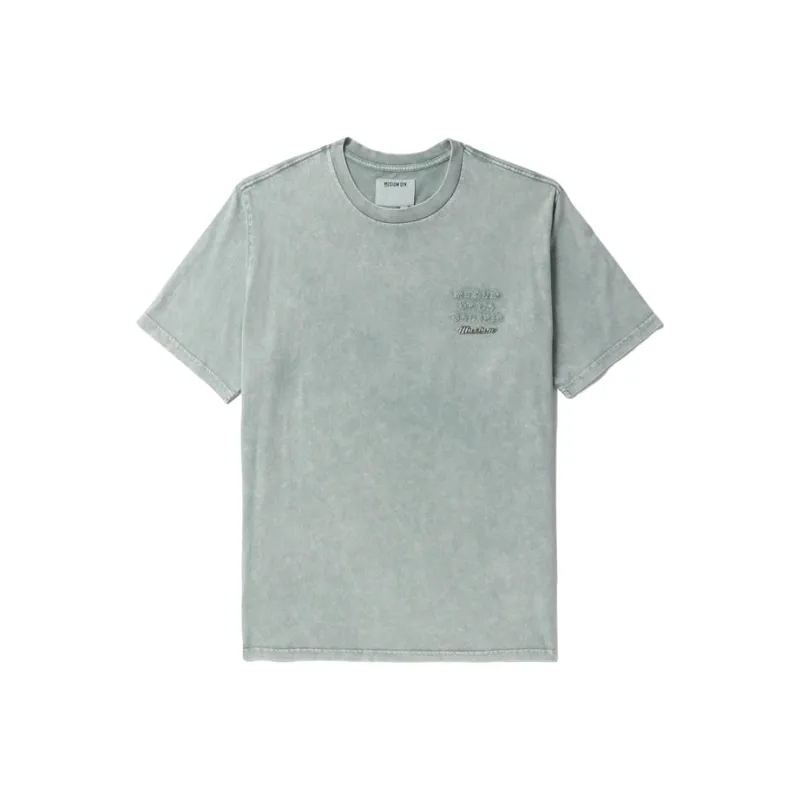 MUSIUM DIV Acid wash Short sleeve T shirt-8