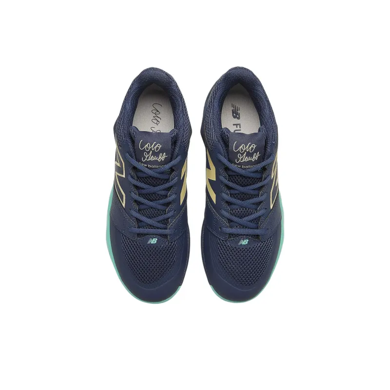 New Balance Coco Delray Abrasion Resistant Low Top Tennis Shoes Unisex Blue-2