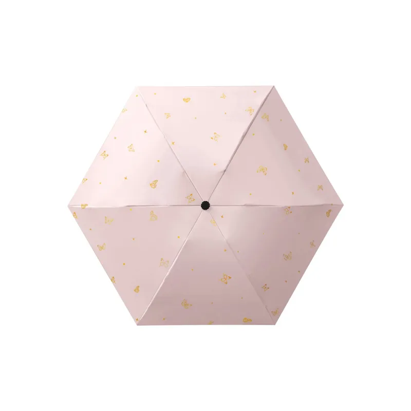 Ten Thousand Months Golden Hook Umbrella With Sunshade-0