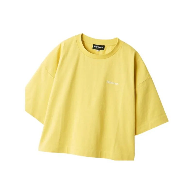 BARBOUR SS25 T Shirt Women's Bright Yellow-4