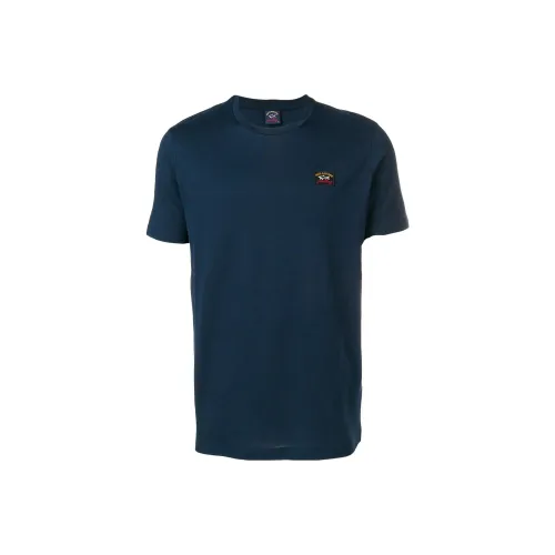Paul & Shark Logo Patch Round Neck T Shirt
