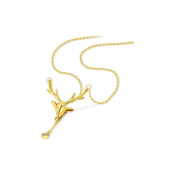Right Hand Waiting S925 Silver Necklaces Women's