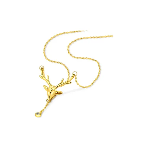 Right Hand Waiting S925 Silver Necklaces Women's