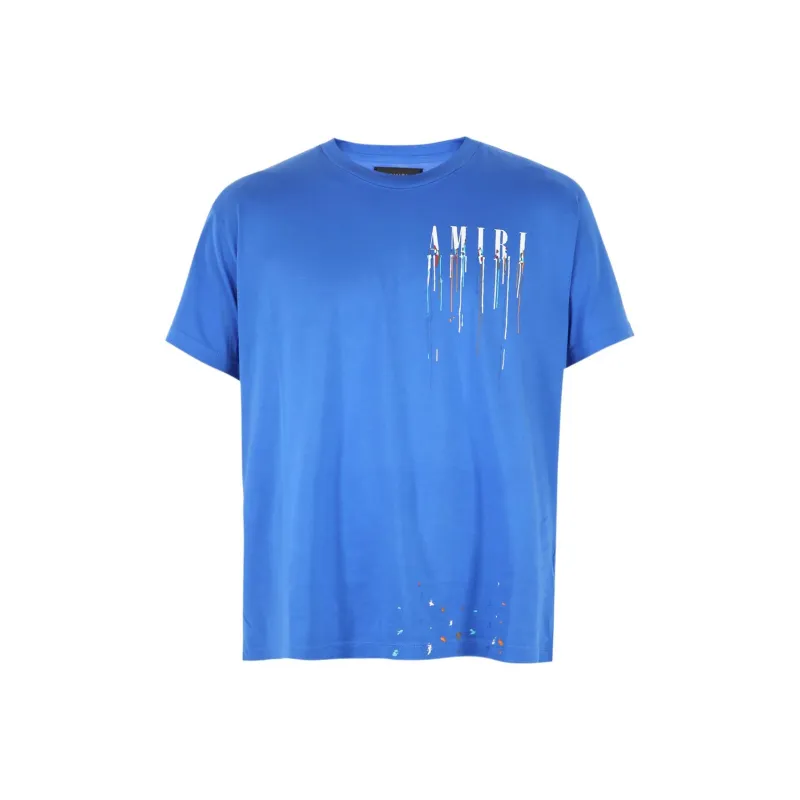 AMIRI Paint Drip Core Logo Tee-0