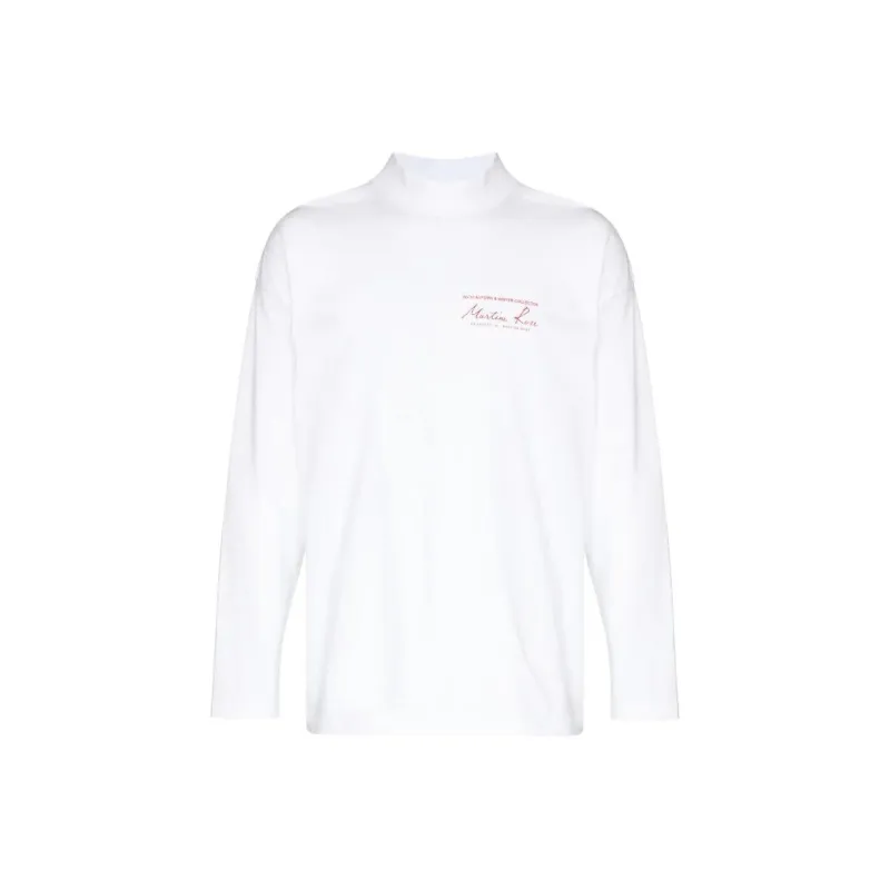Martine Rose Logo-print Long-sleeve T-shirt-0