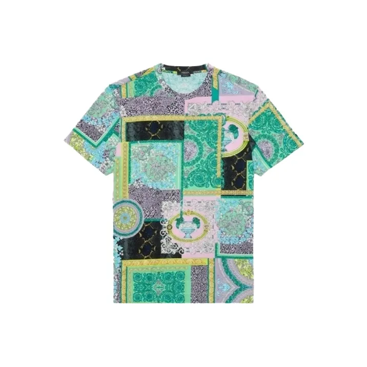 VERSACE T-Shirts Men Green-0