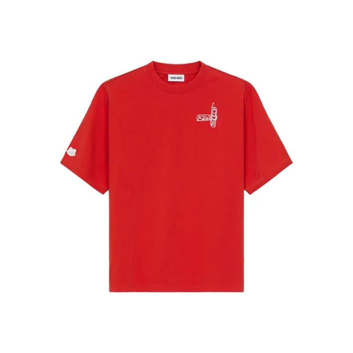 KENZO T Shirts Men Red-0