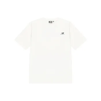 New Balance Drop Shoulder Sleeve T Shirt Unisex White