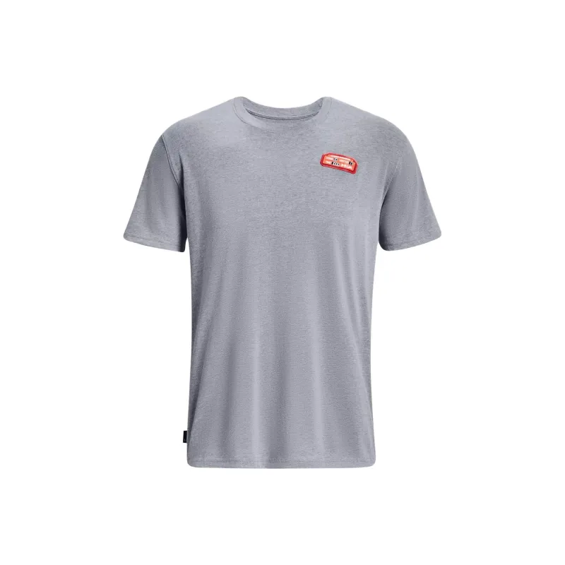 Under Armour T-Shirt Men's Steel Zelkova Light Gray-0