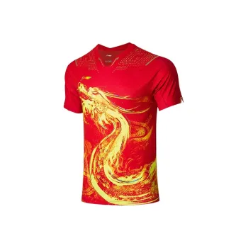 LiNing Table Tennis Series T Shirt Men's Red