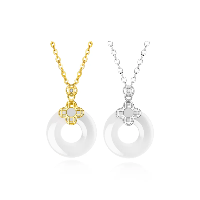 Branded Jewelry Chalcedony Necklaces Unisex-6