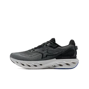 XTEP Cushioning Spin 12 Anti Slip And Wear Resistant Coverage Low Top Casual Running Shoes Men's Black Gray Color