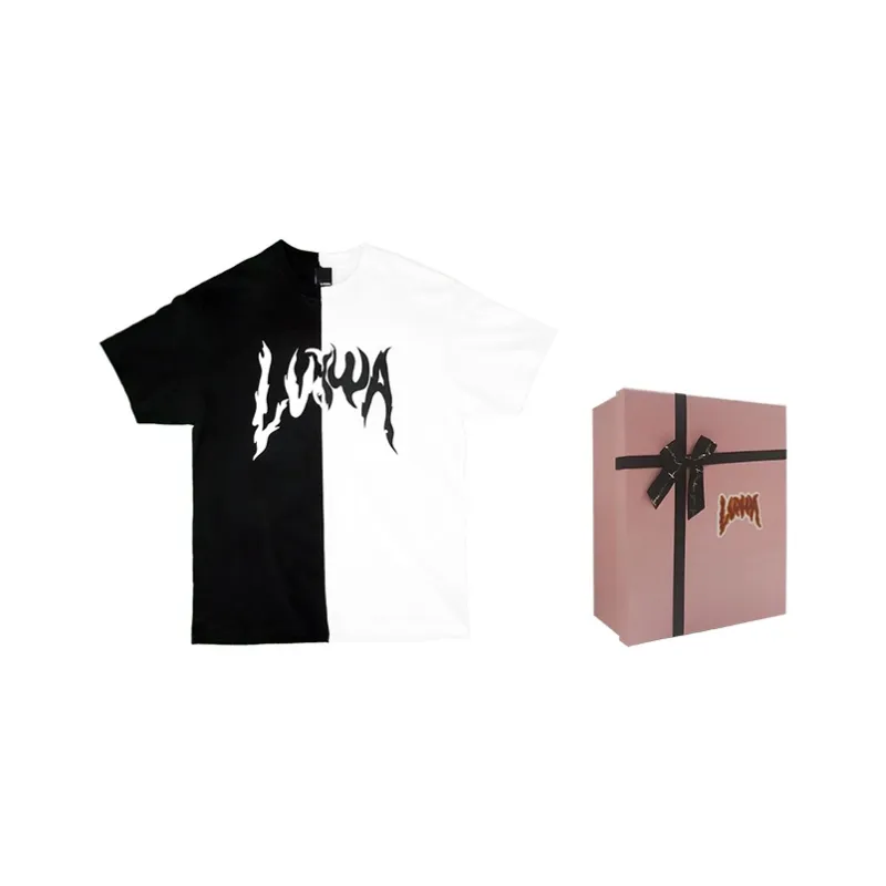 LVXWA T Shirt Unisex Black White-5