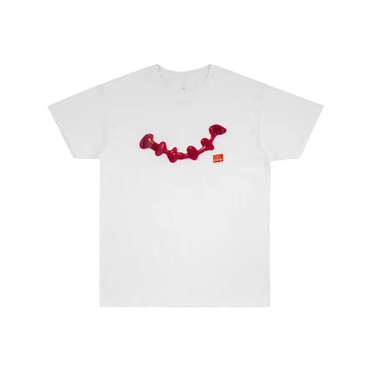 Travis Scott X McDonald's Ketchup T Shirt-0