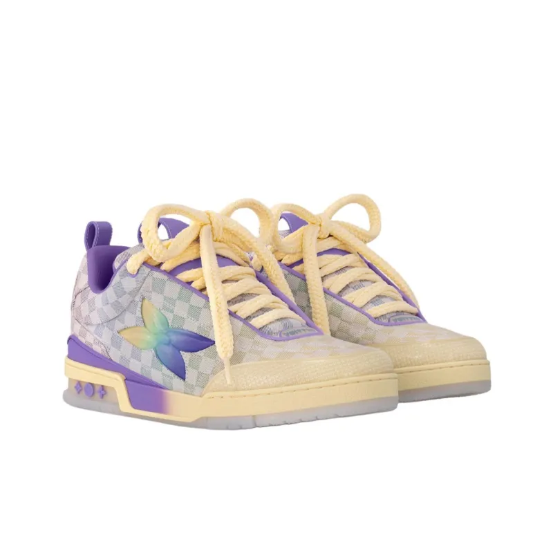 LOUIS VUITTON Skate Low Top Skateboard Shoes Men's Multicolor-1